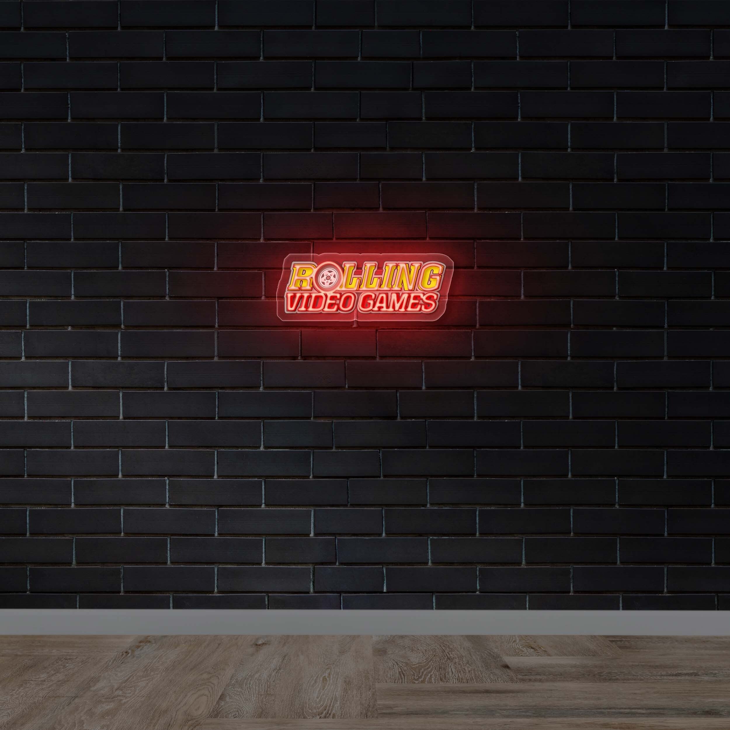 ROLLING VIDEO GAMES -  Premium Neon Artwork