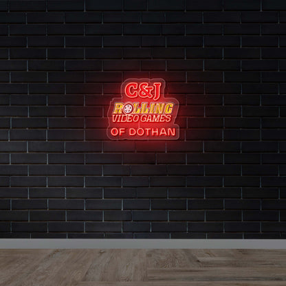C&J Rolling of Dothan - Premium Neon Artwork