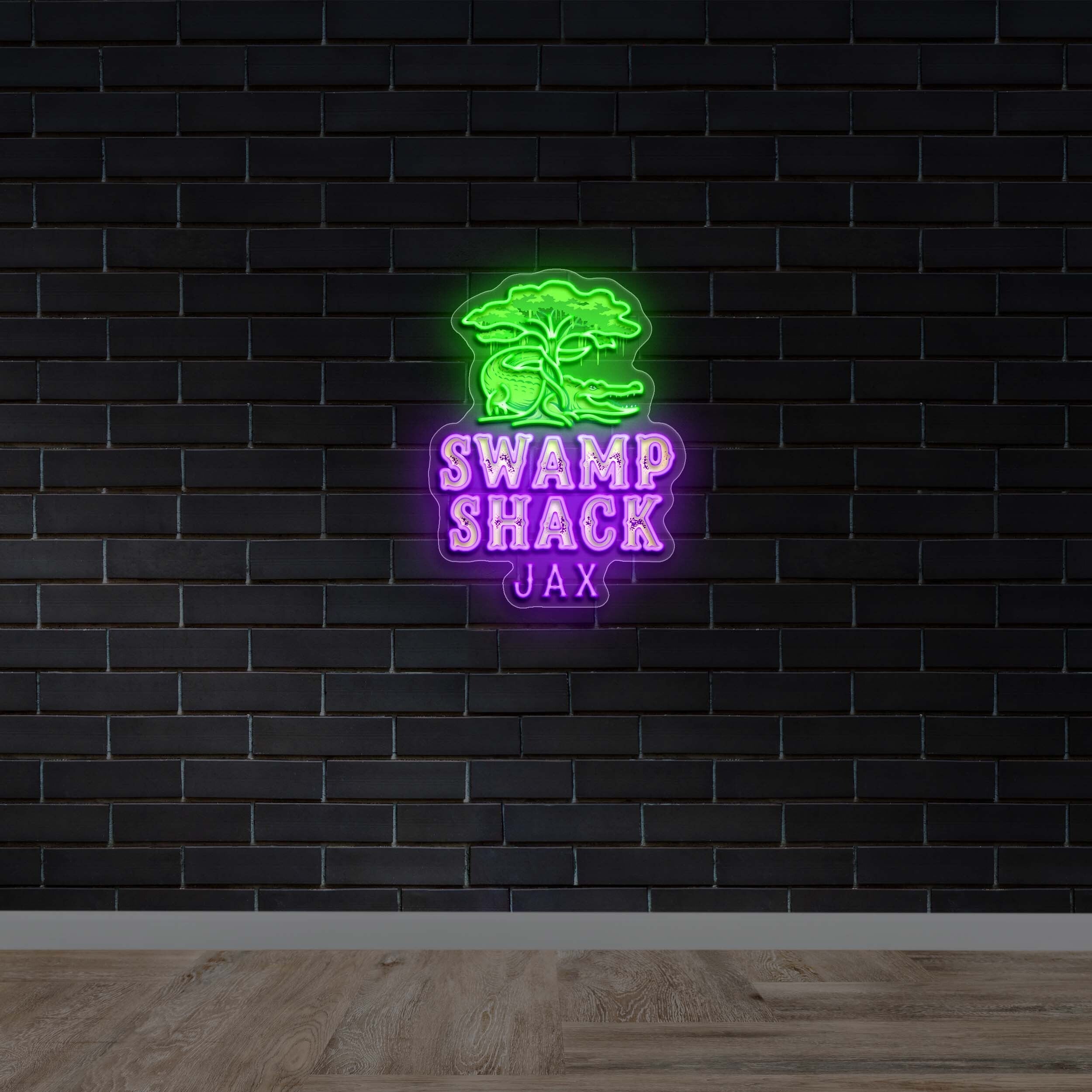 SWAMP SHACK - Premium Neon Artwork