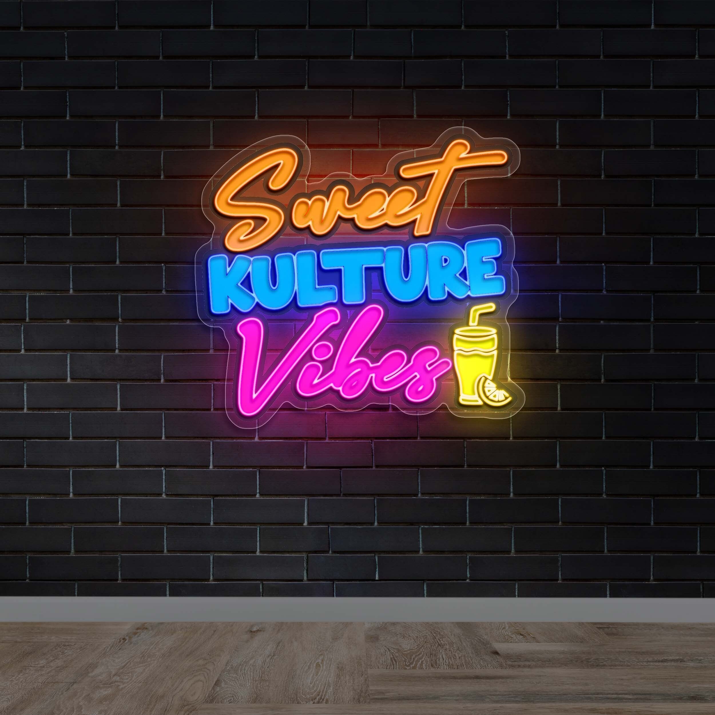Sweet Kulture Vibes - Premium Neon Artwork