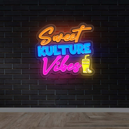 Sweet Kulture Vibes - Premium Neon Artwork