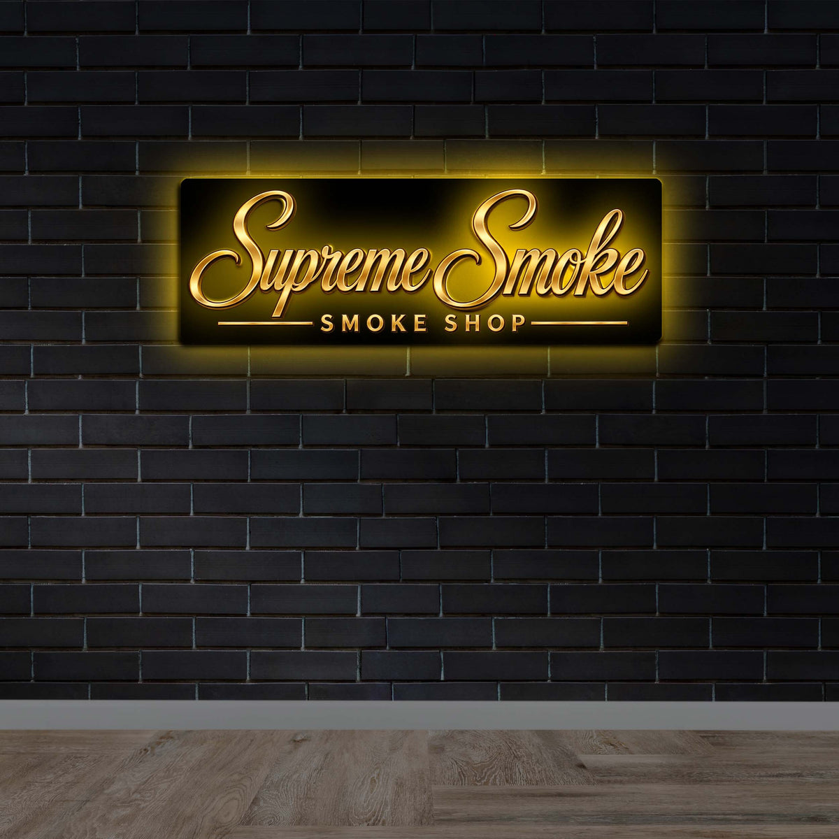 Supreme Smoke Smoke Shop - Premium Neon Artwork