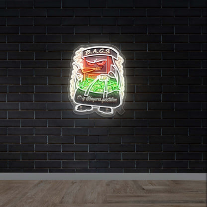 B.A.G.S. - Premium Neon Artwork