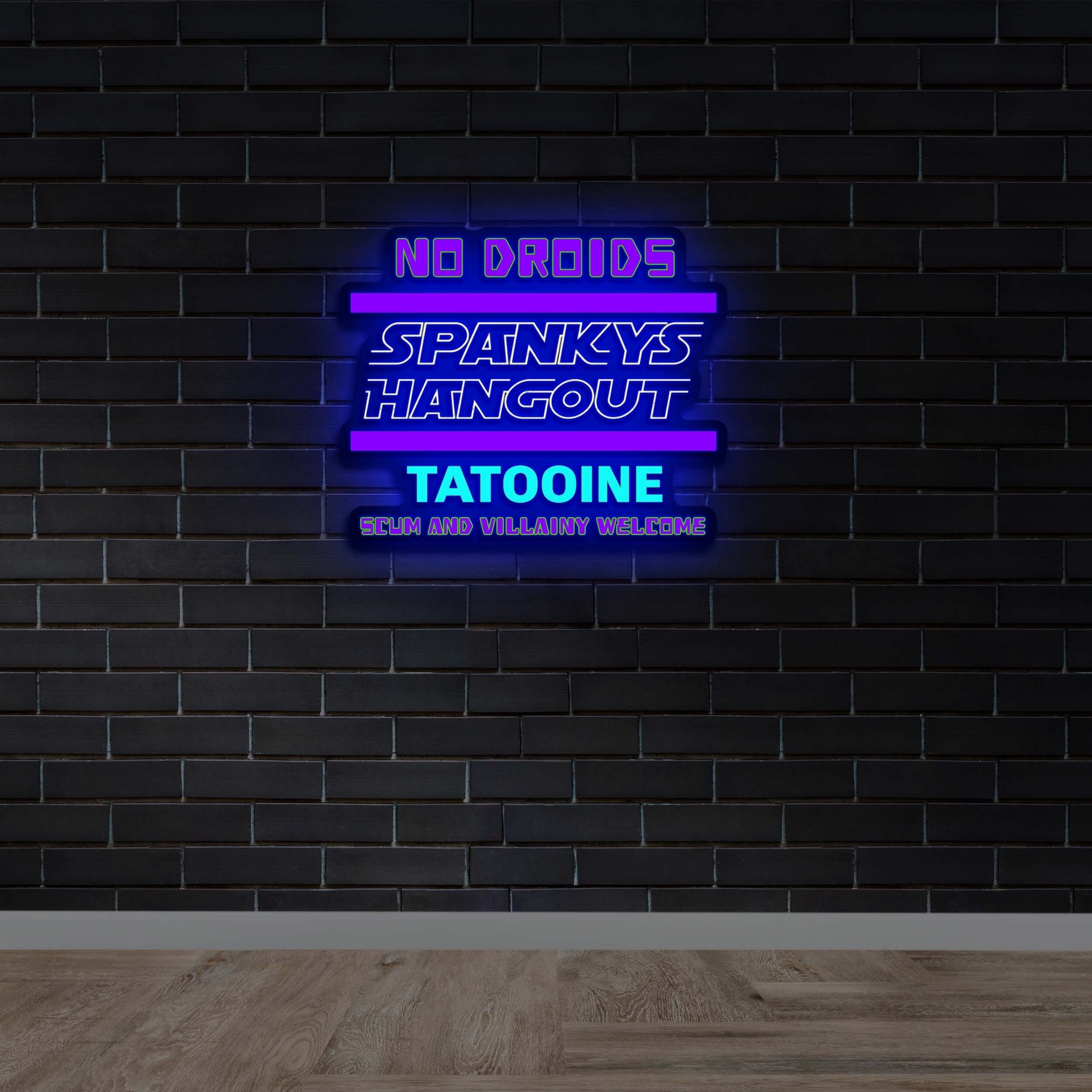 Spankys | 2nd version | Backlit - Premium Neon Artwork