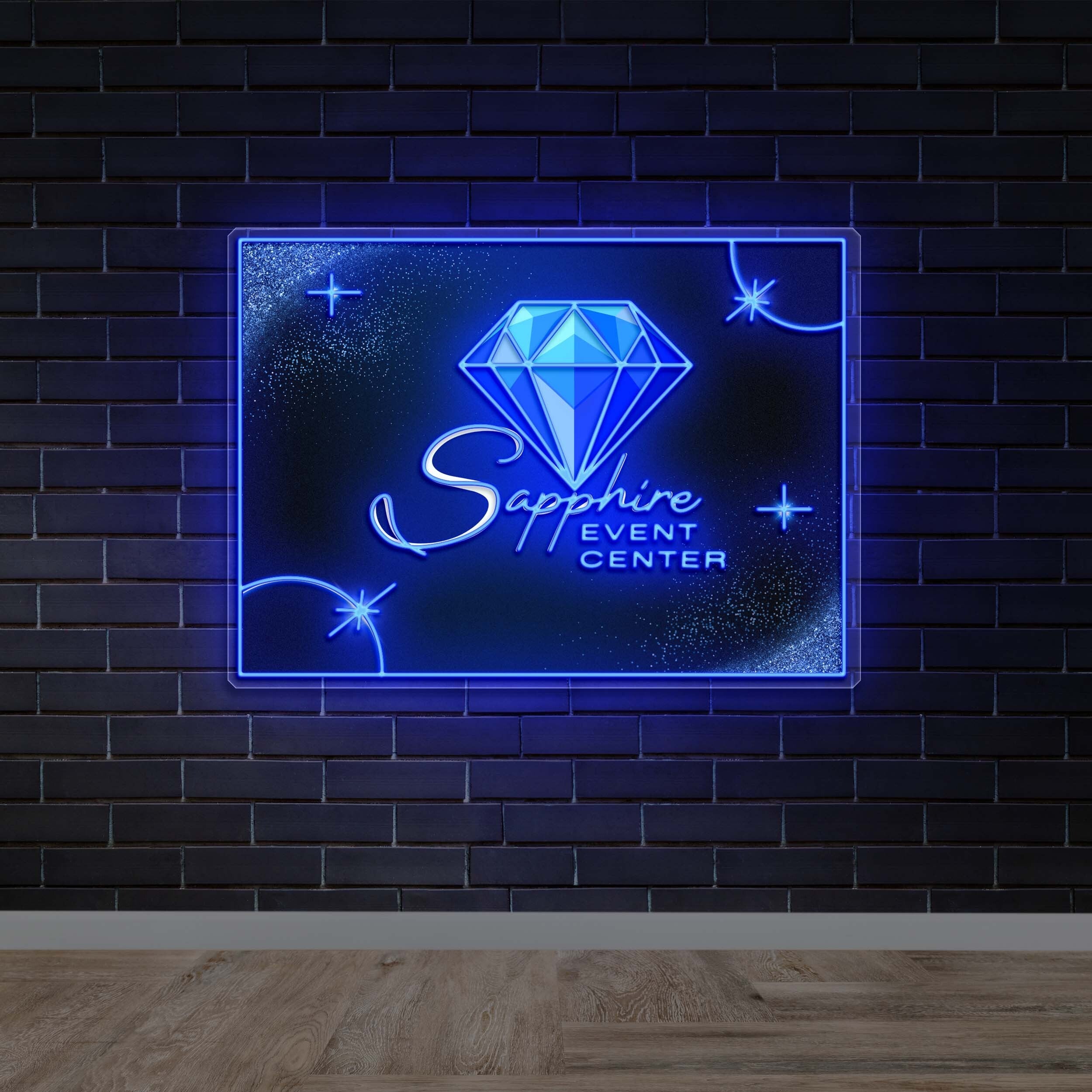 Sapphire Event Center -  Premium Neon Artwork