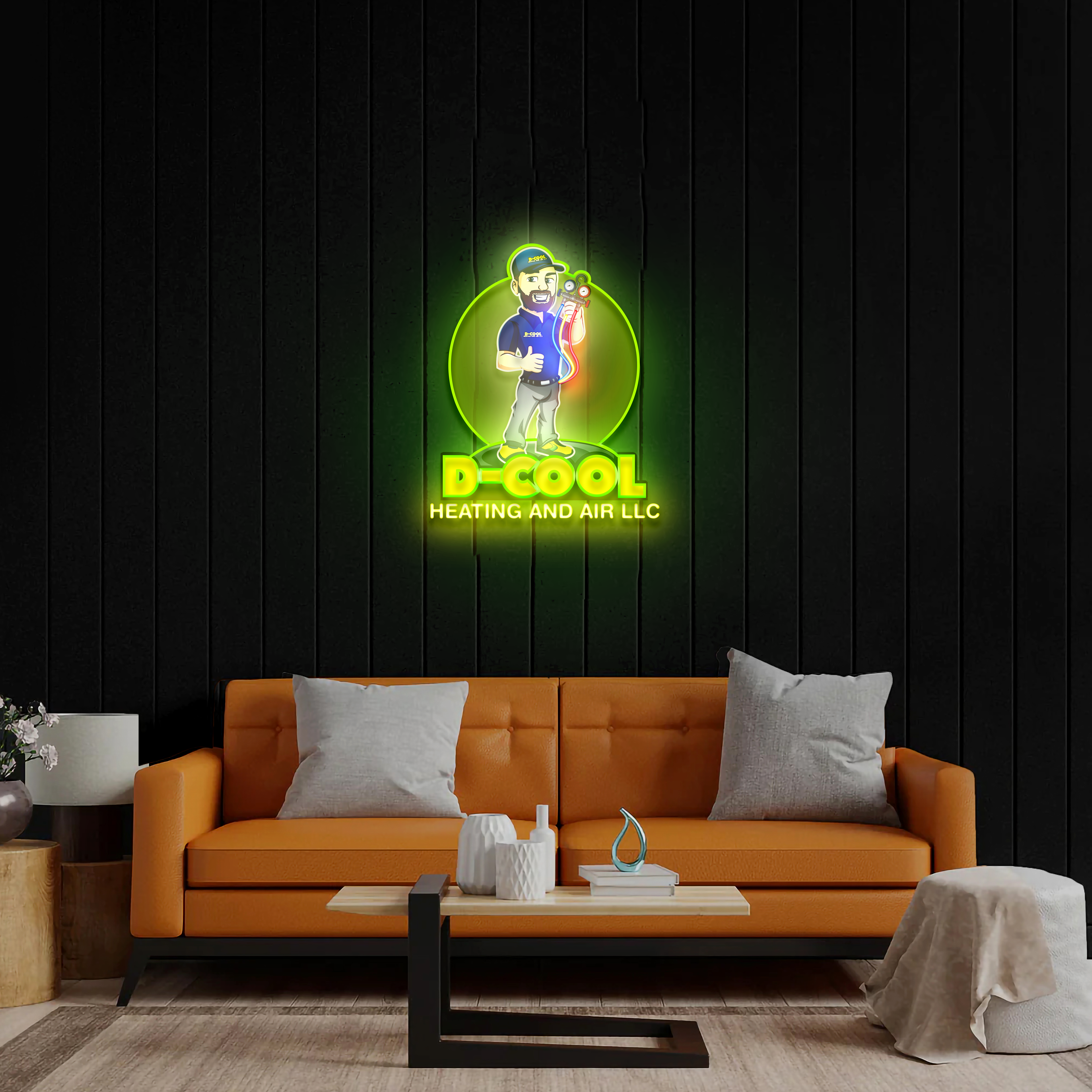 D-COOL - Premium Neon Artwork