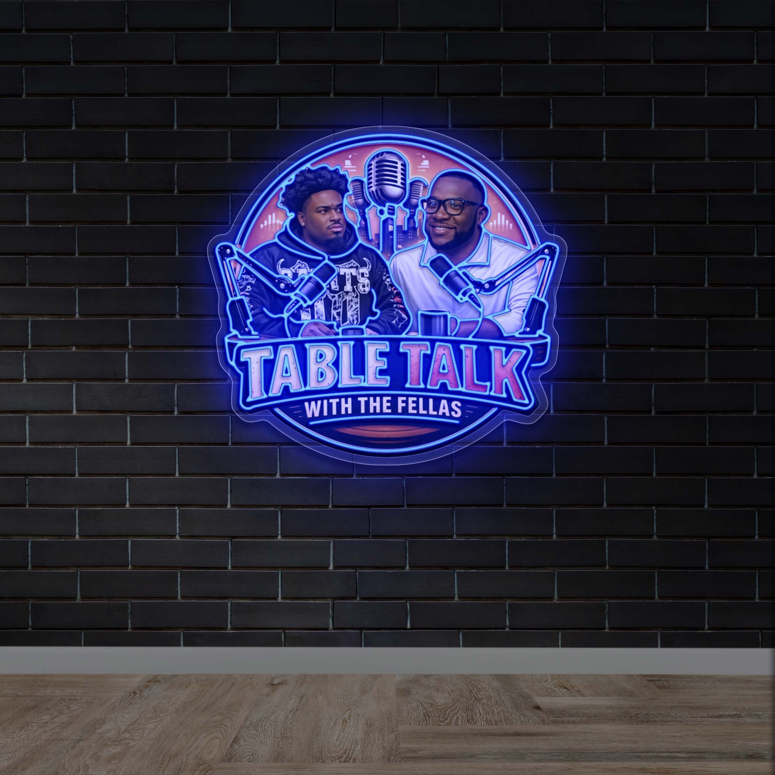TABLE TALK WITH THE FELLAS - Premium Neon Artwork