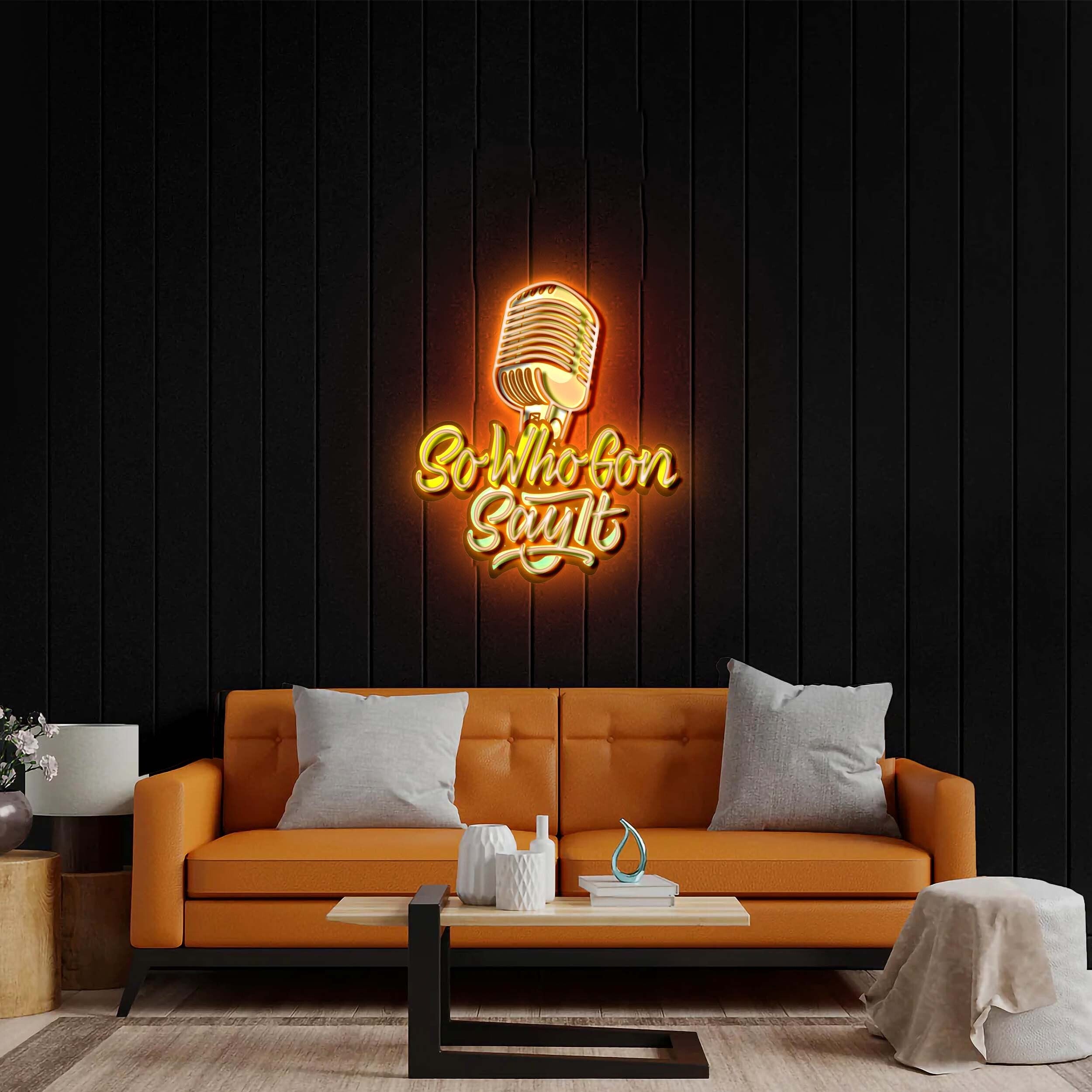 So Who Gon Say It - Premium Neon Artwork