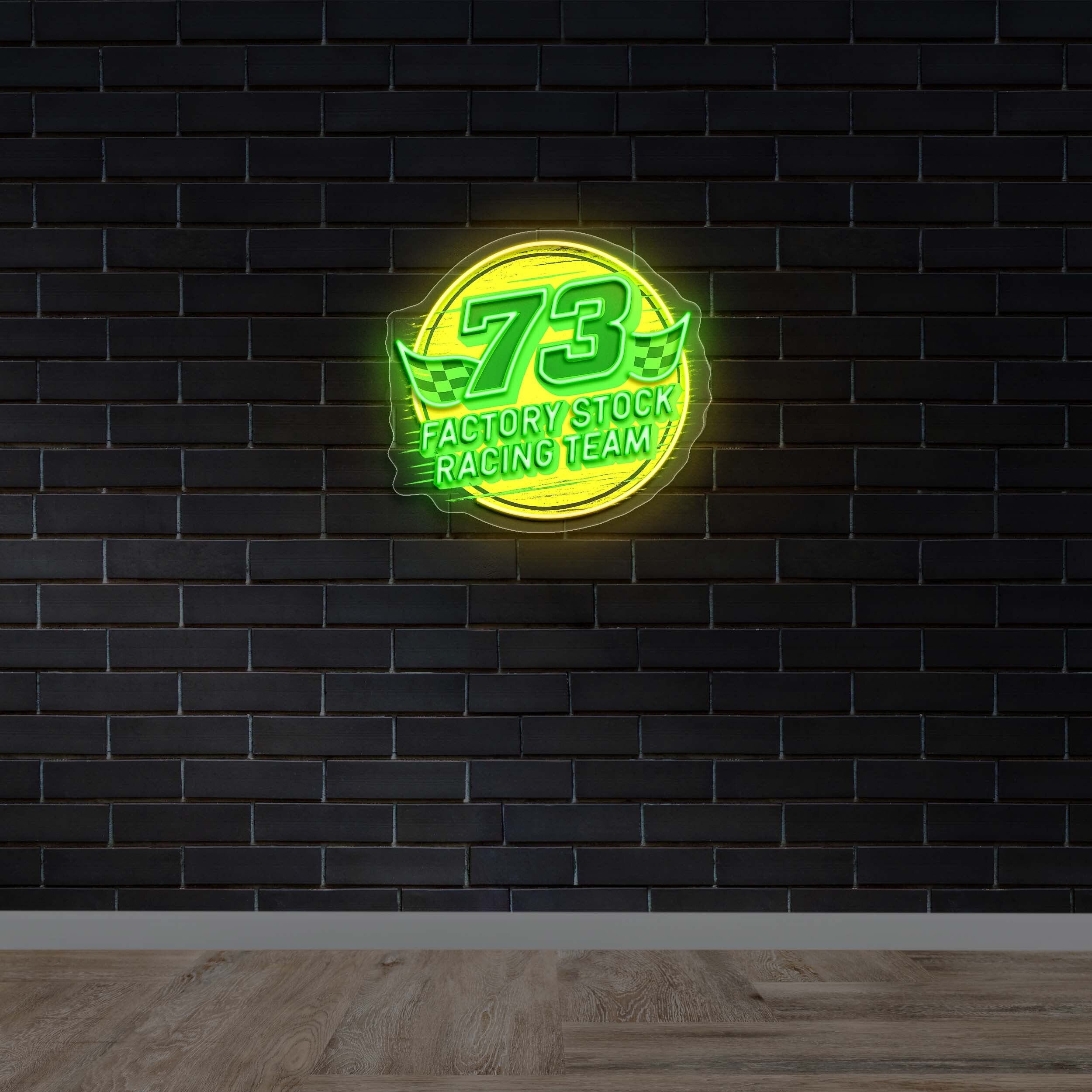 73 Factory Stock Racing Team - Premium Neon Artwork