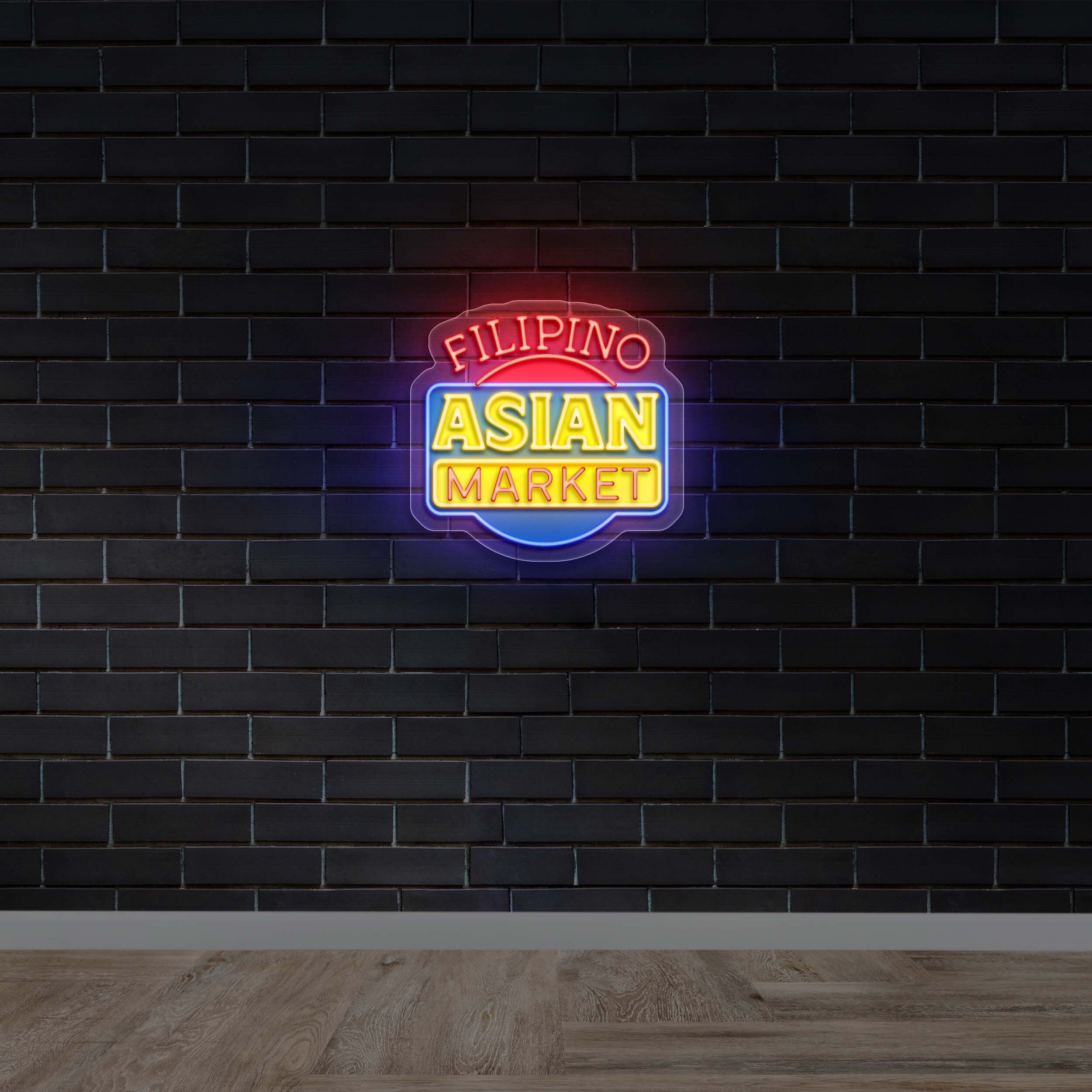 FILIPINO ASIAN MARKET - Premium Neon Artwork