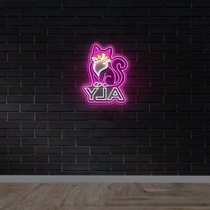 YLA Cat - Premium Neon Artwork