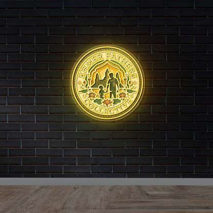 Khmer Fathers Collective - Premium Neon Artwork