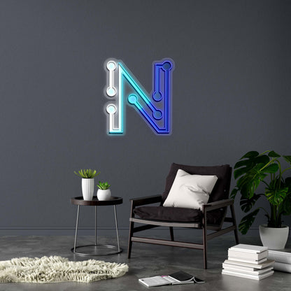 Letter N | 2nd Version - Premium Neon Artwork