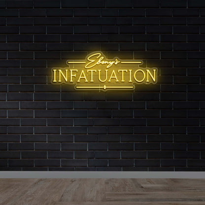 Ebony's Infatuation -  Premium Neon Artwork