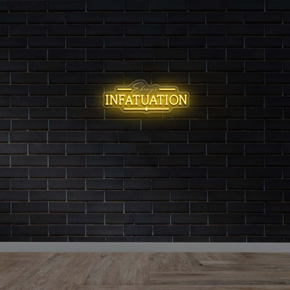 Ebony's Infatuation -  Premium Neon Artwork