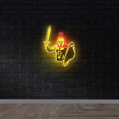 Spartan - Premium Neon Artwork