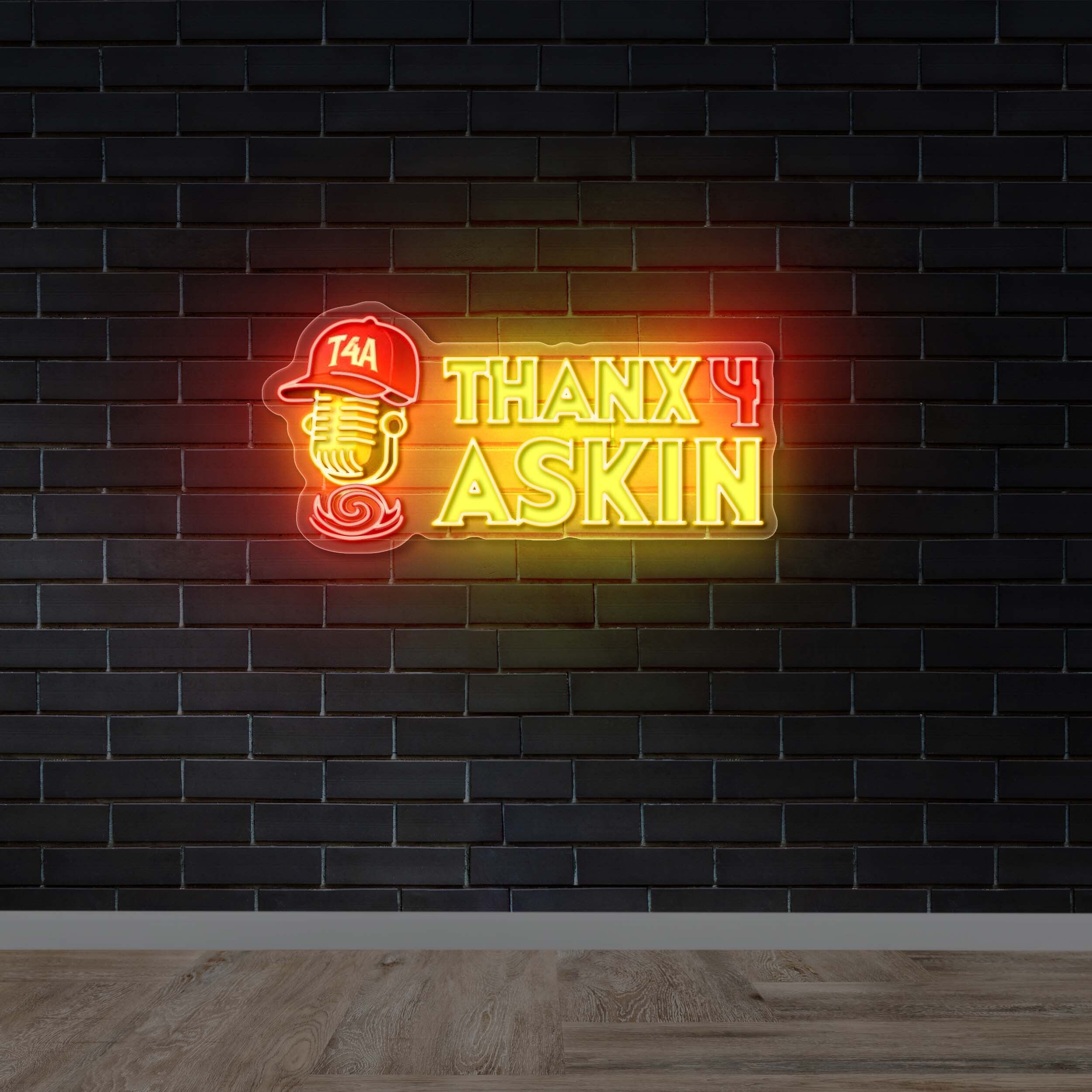 THANX 4 ASKIN - Premium Neon Artwork