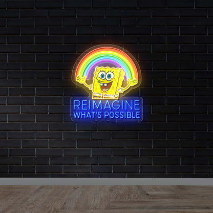 Reimagine What’s Possible - Premium Neon Artwork