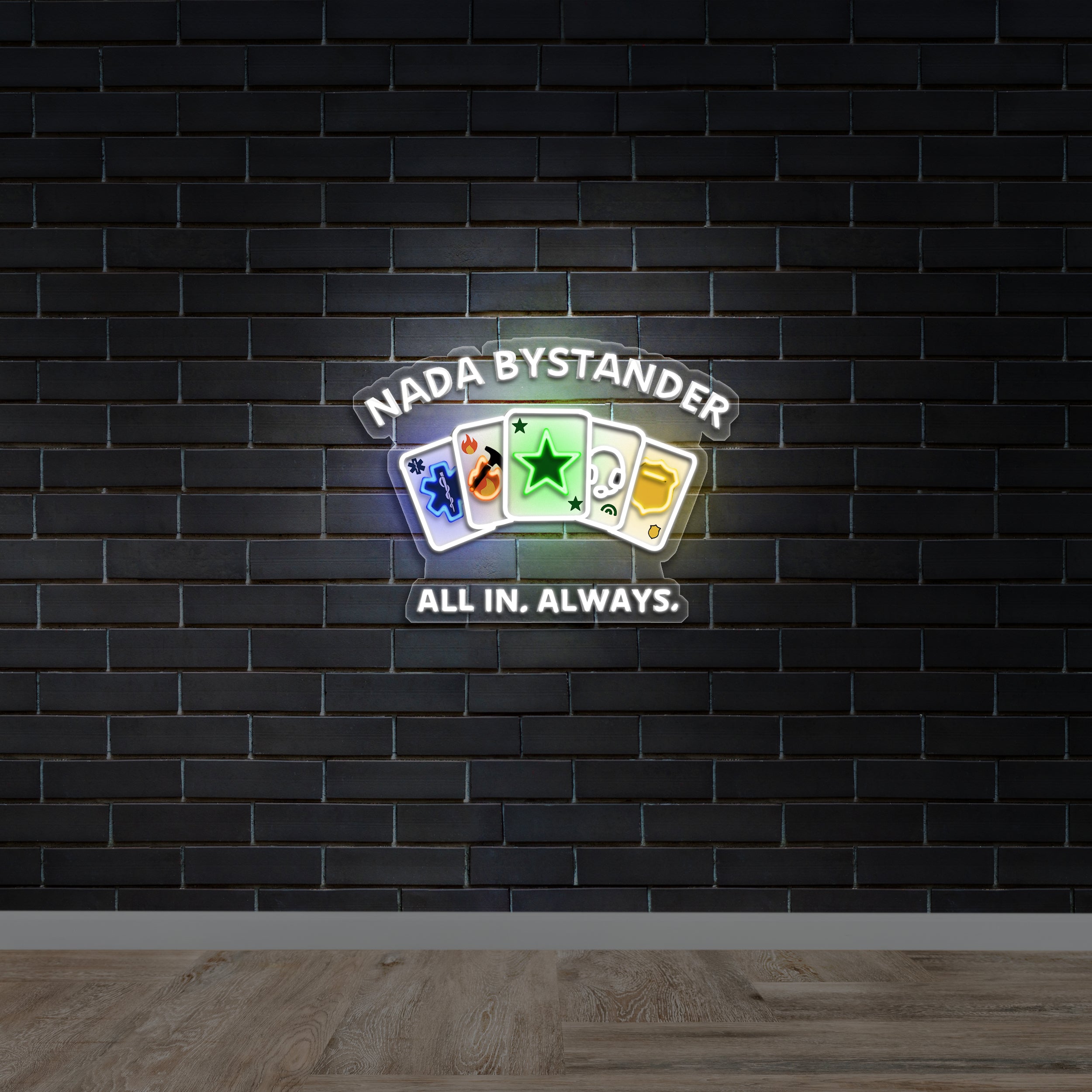 NADA BYSTANDER - Premium Neon Artwork
