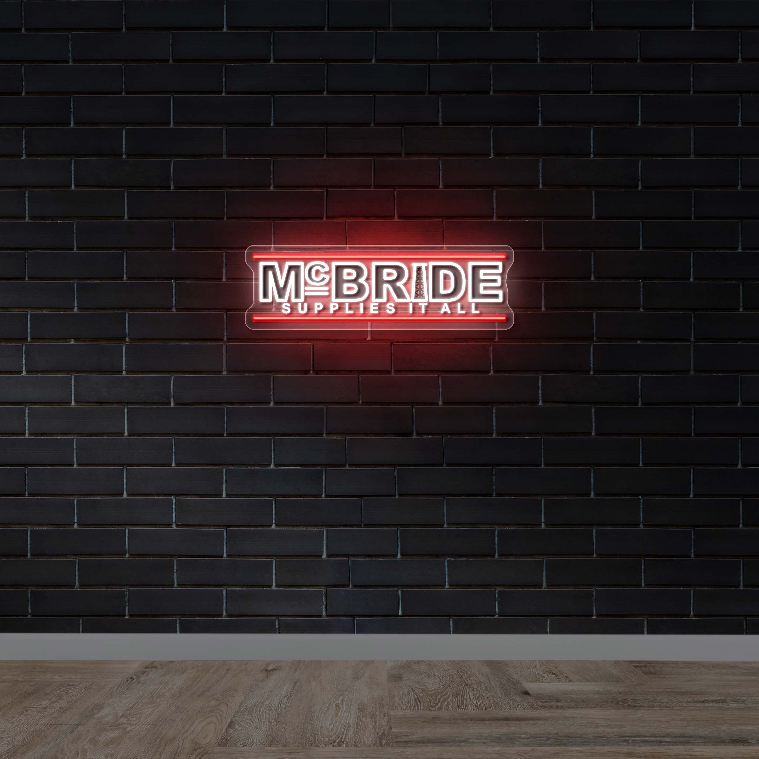 McBRIDE - Premium Neon Artwork