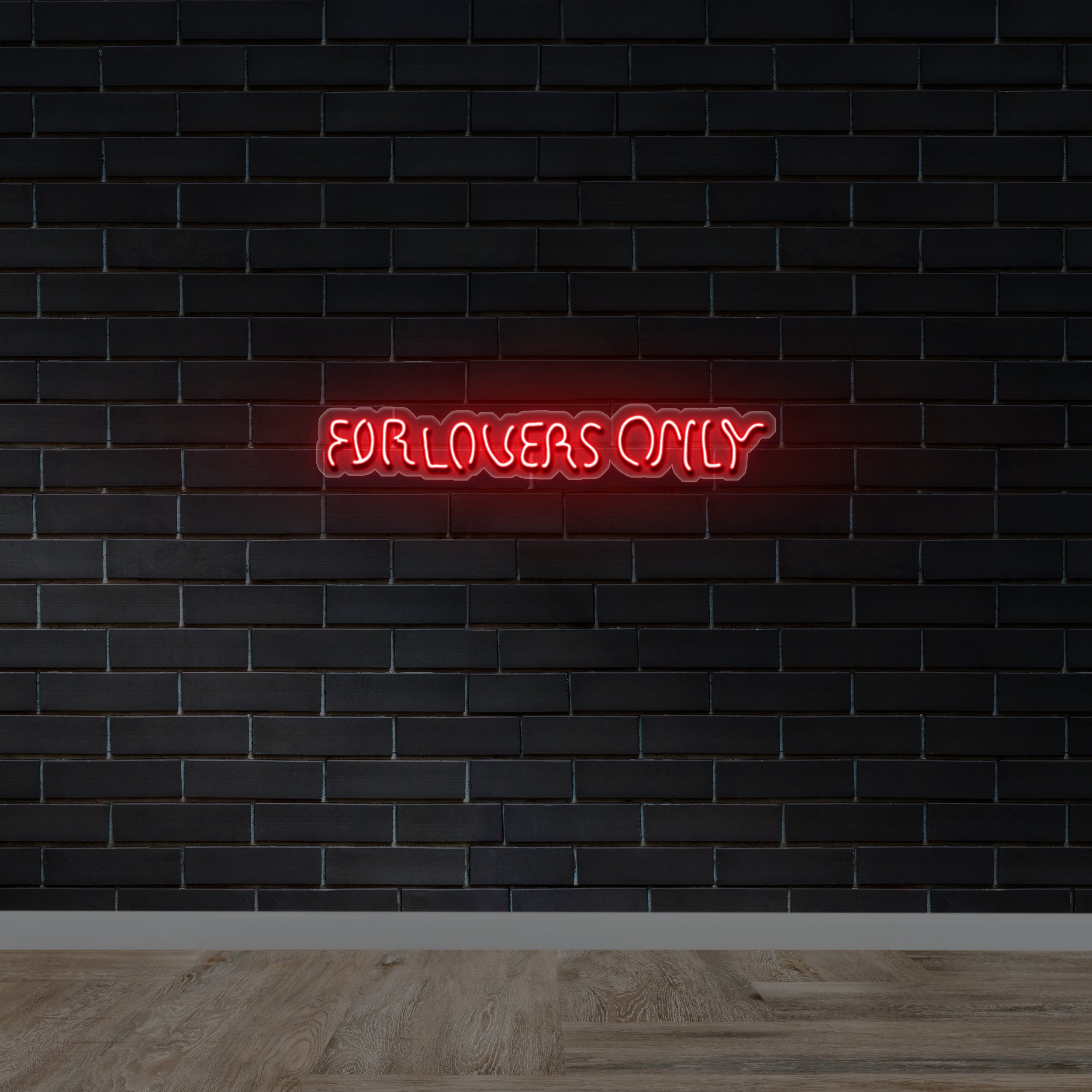 FOR LOVERS ONLY - Premium Neon Artwork