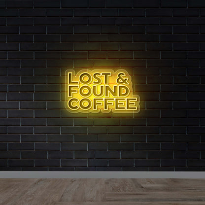 LOST & FOUND COFFEE -  Premium Neon Artwork