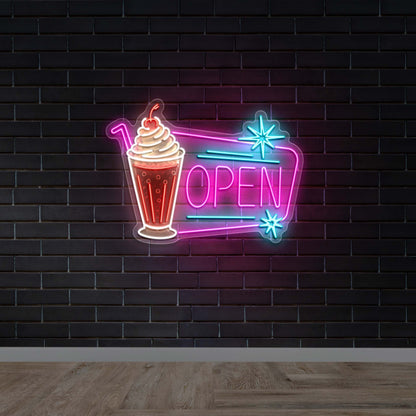 OPEN - Premium Neon Artwork