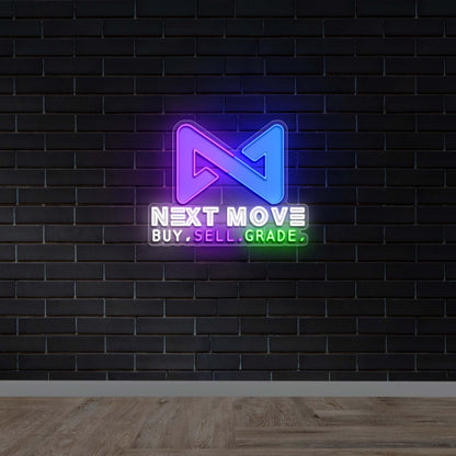 Next Move Buy Sell Grade - Premium Neon Artwork