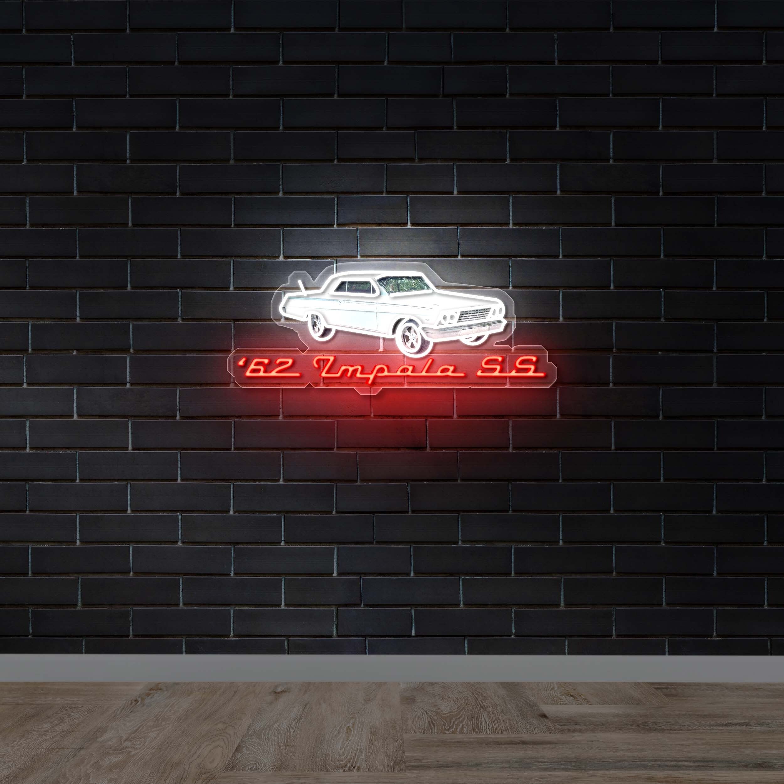 '62 Impala S.S - Premium Neon Artwork