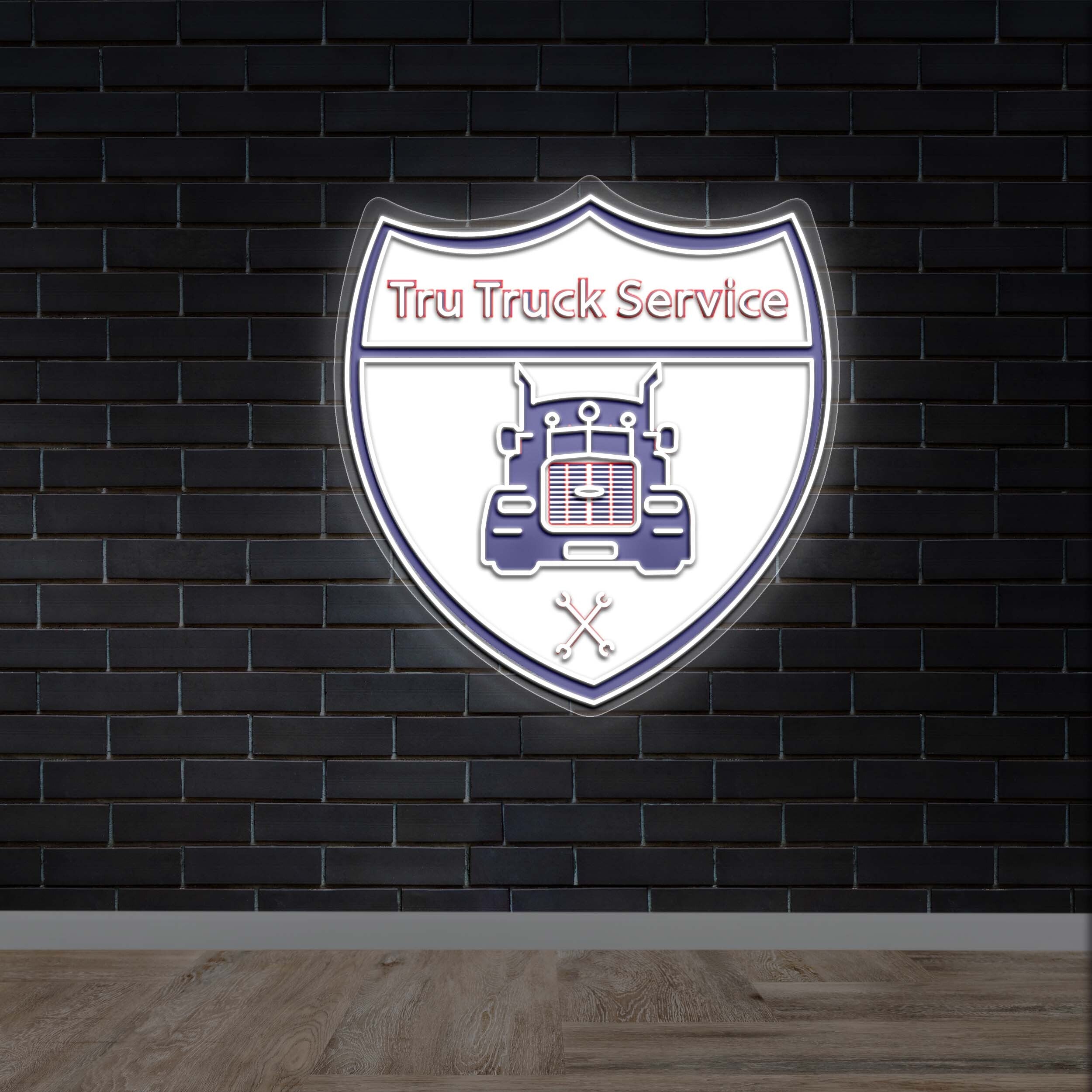 Tru Truck Service - Premium Neon Artwork