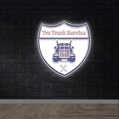 Tru Truck Service - Premium Neon Artwork