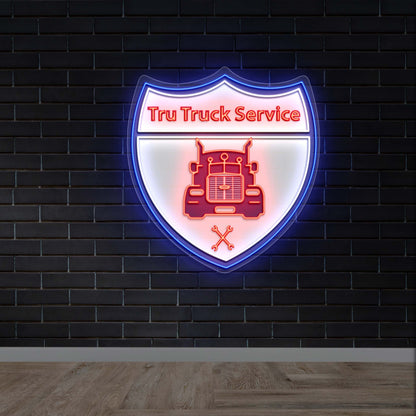 Tru Truck Service - Premium Neon Artwork