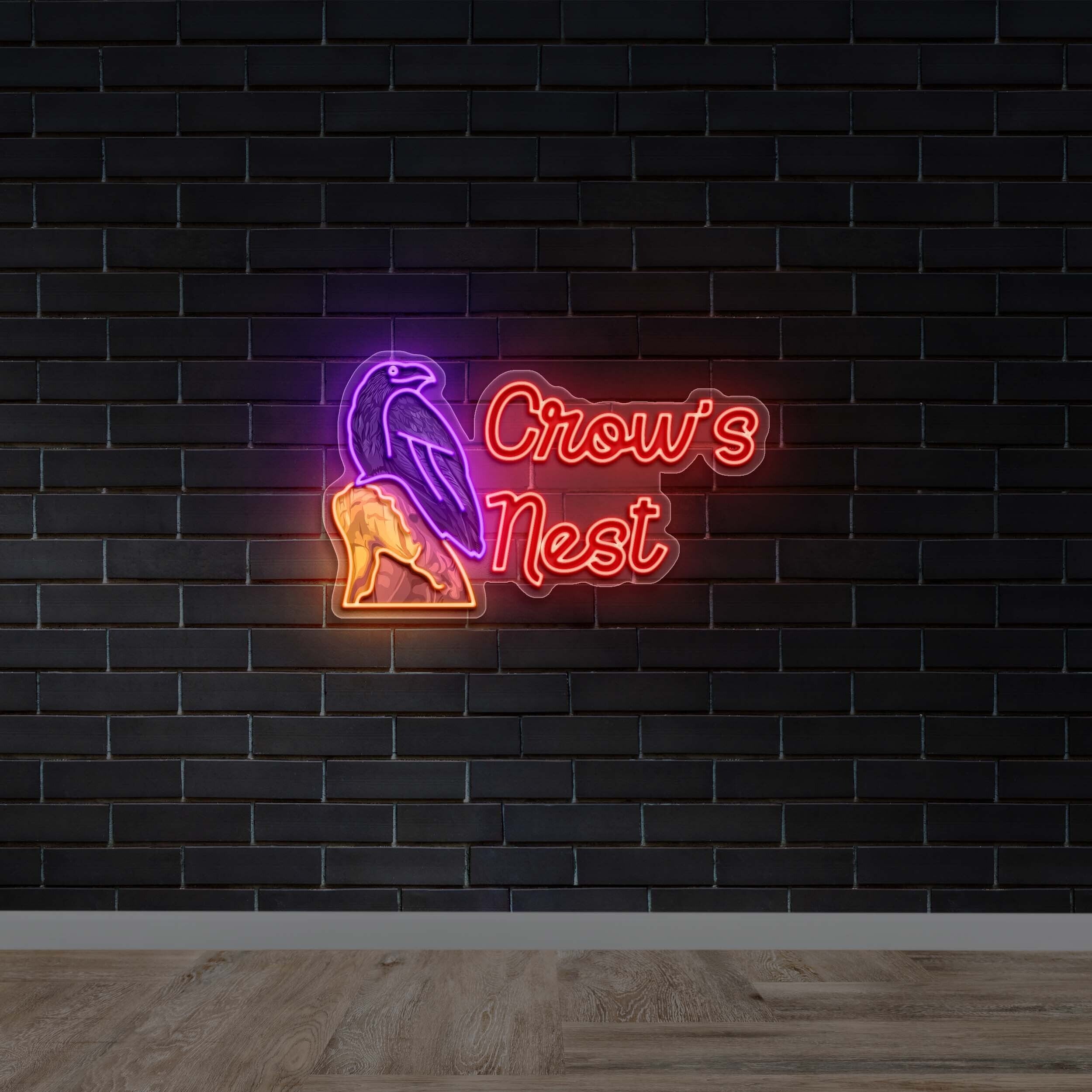 Crow's Nest - Premium Neon Artwork