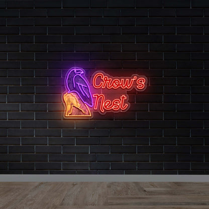 Crow's Nest - Premium Neon Artwork