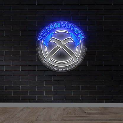 Tomahawk Construction Management LLC - Premium Neon Artwork