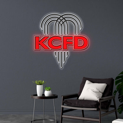 KCFD - Premium Neon Artwork