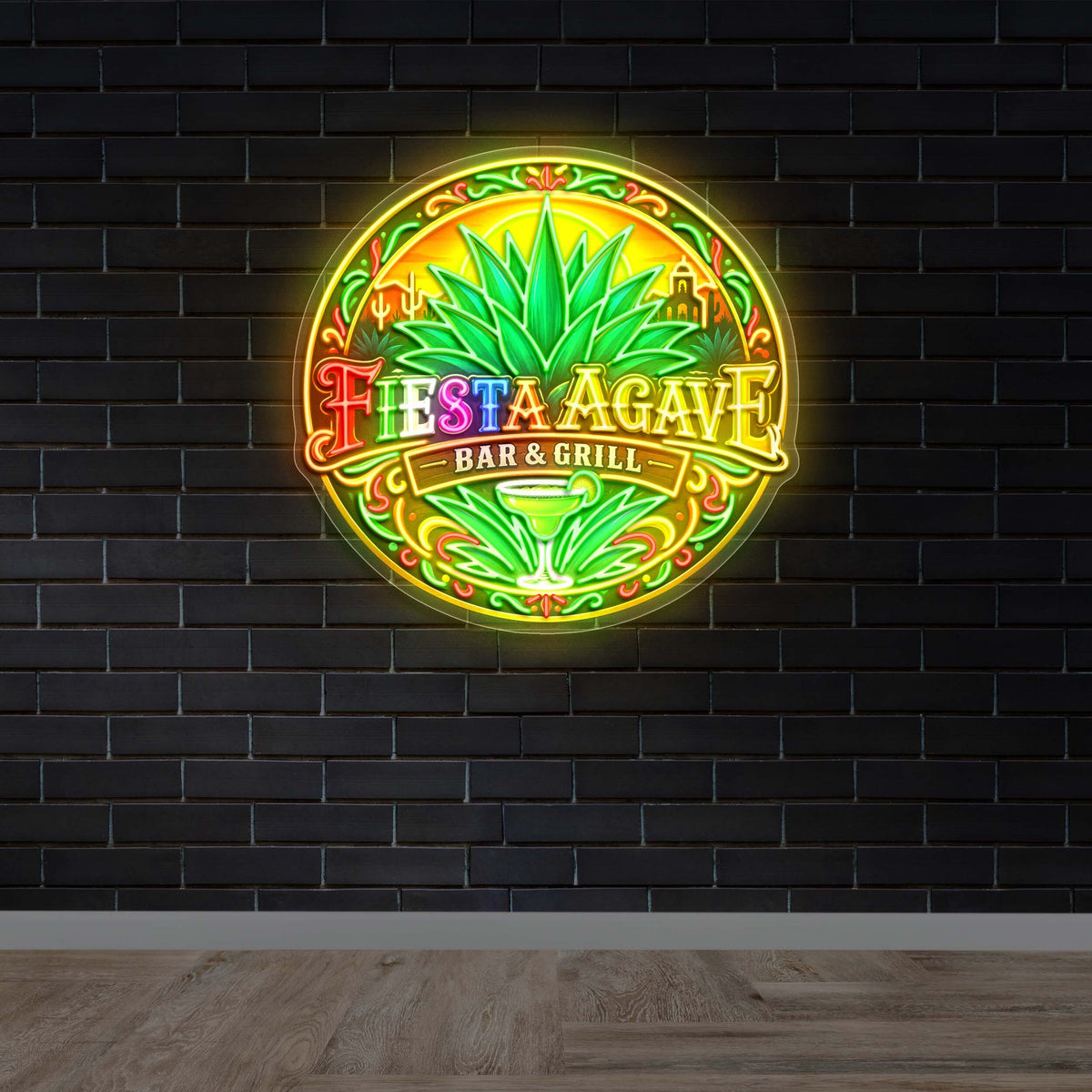 Fiesta Agave Bar & Grill - Premium Neon Artwork