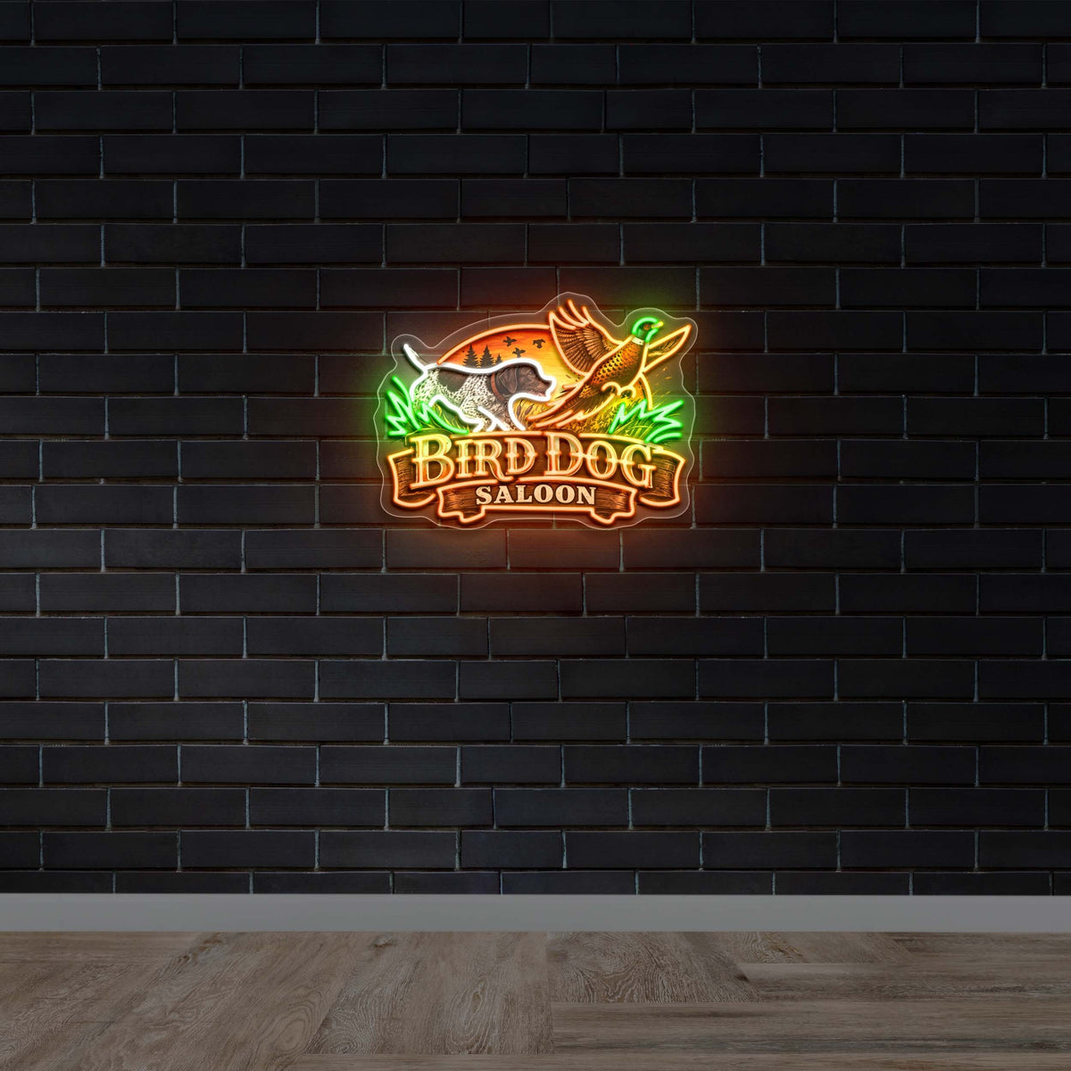 Bird Dog Saloon - Premium Neon Artwork