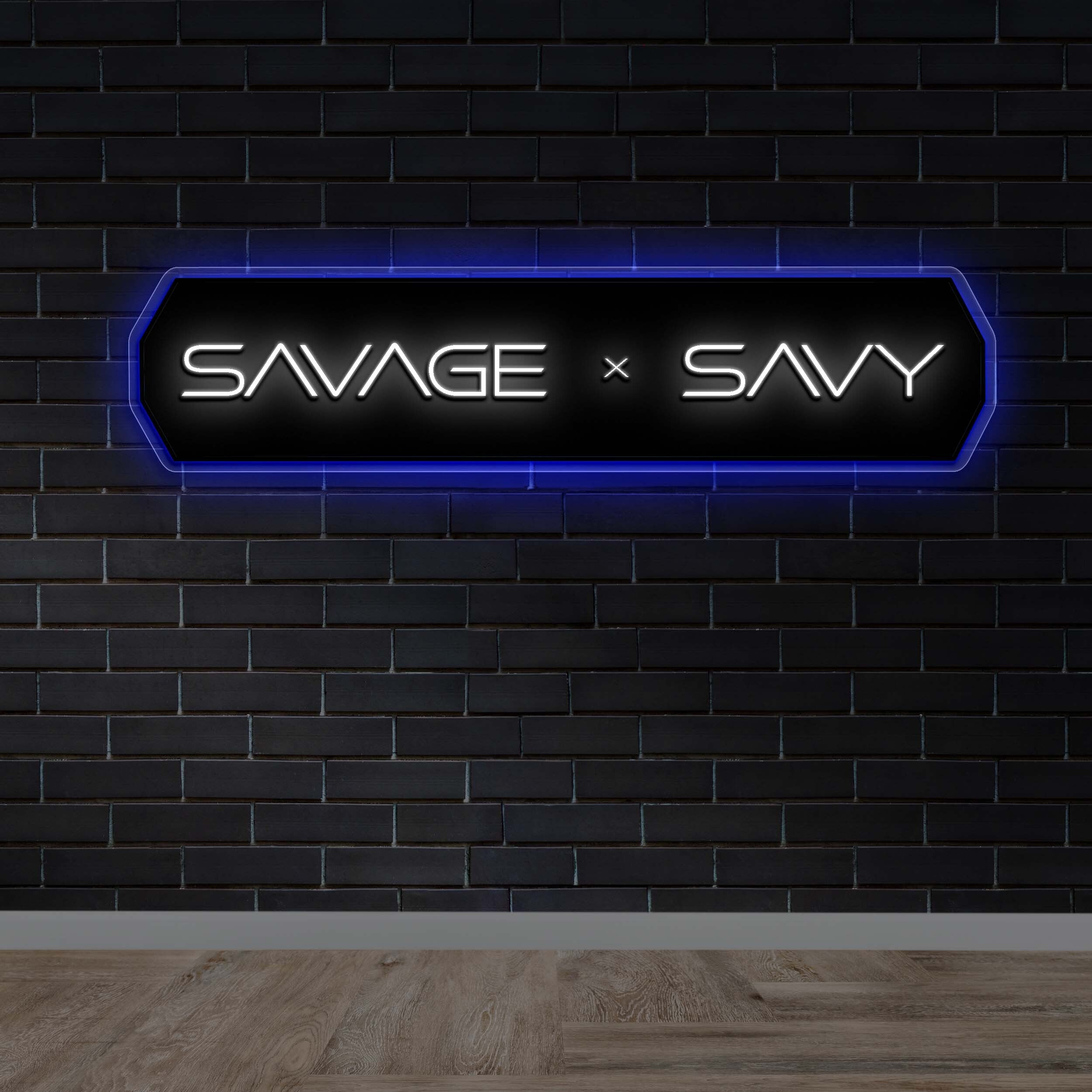 SAVAGE + SAVY - Premium Neon Artwork