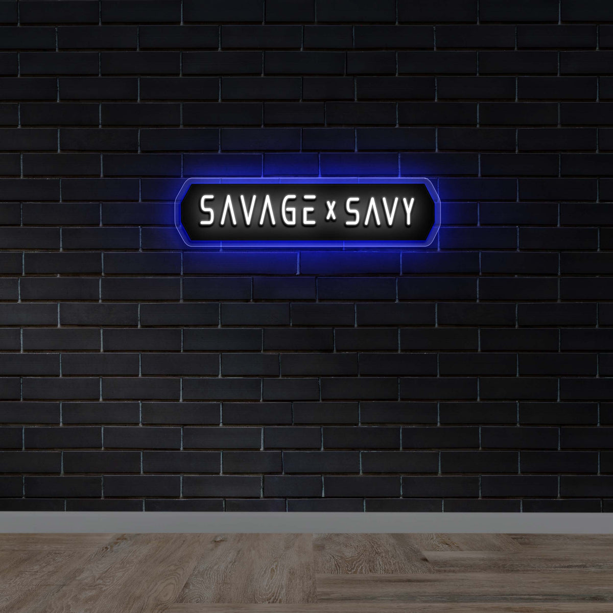 SAVAGE + SAVY | Front lit & Backlit - Premium Neon Artwork