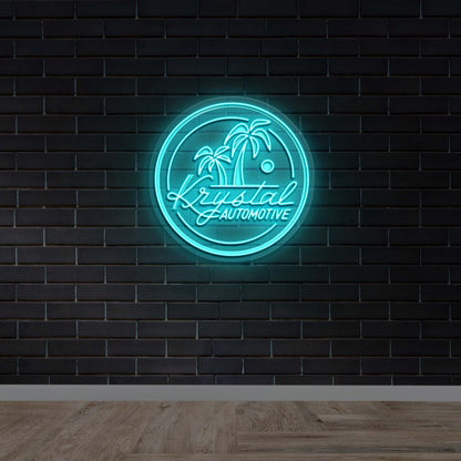 Krystal Automotive - Premium Neon Artwork