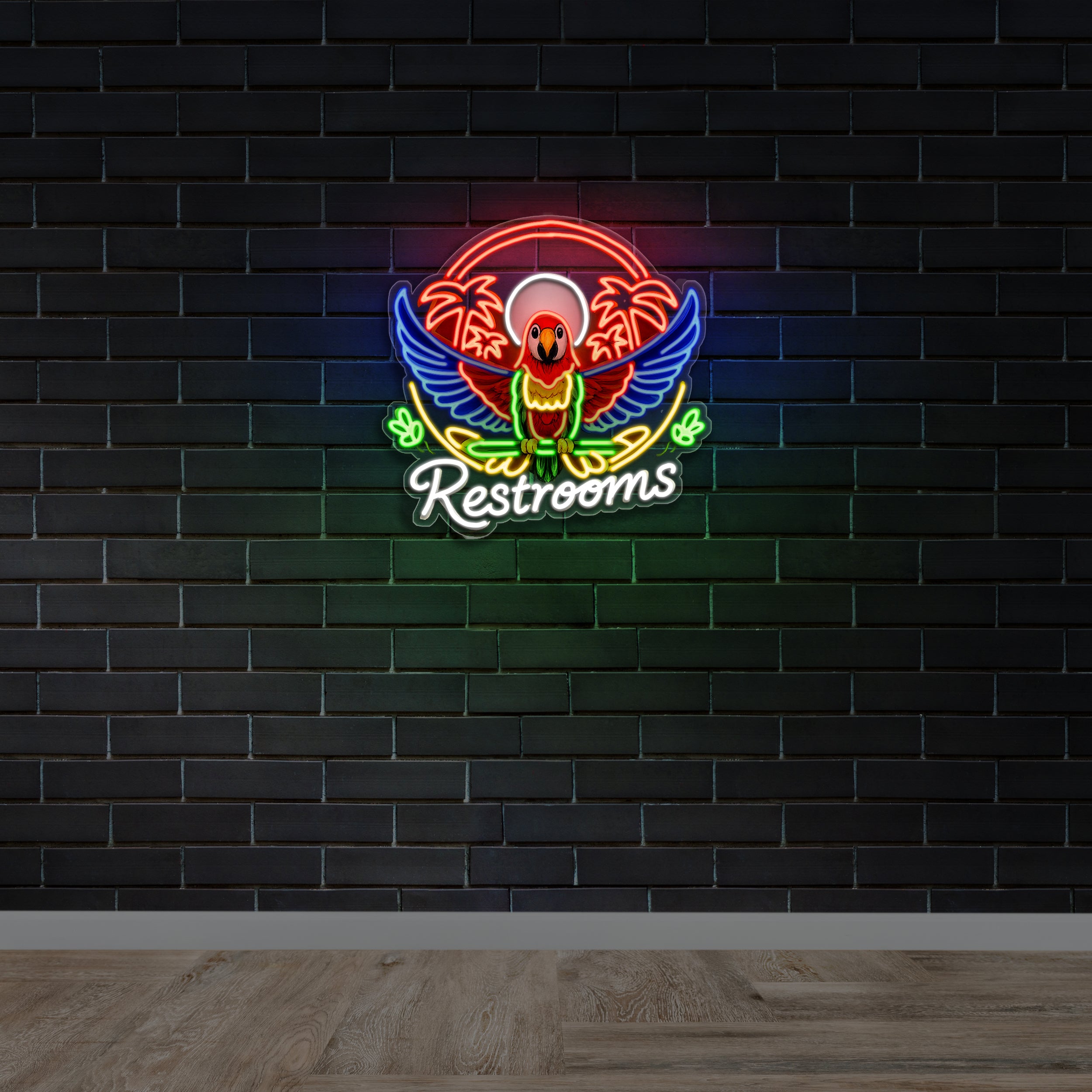 RESTROOMS| 2nd Version - Premium Neon Artwork