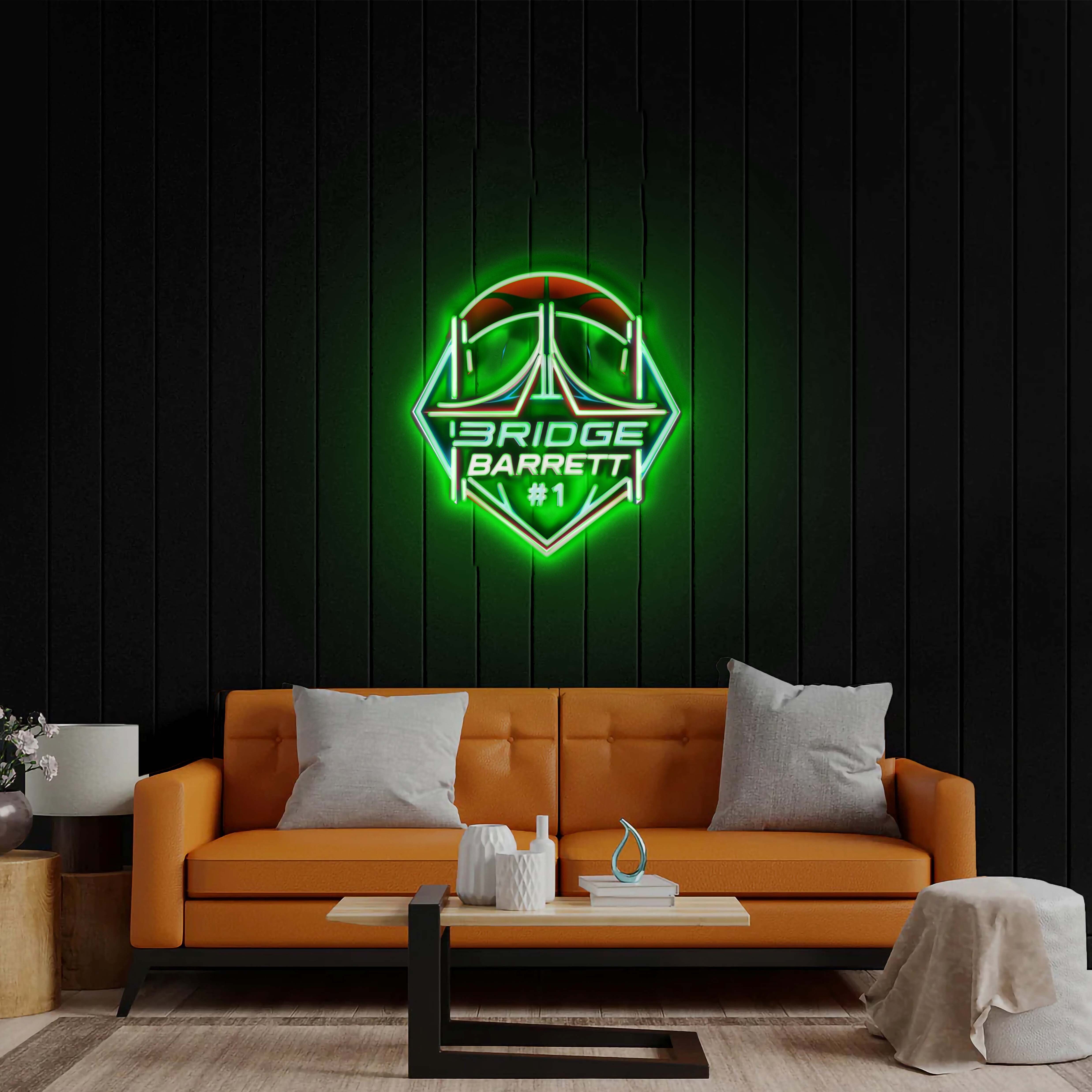 BRIDGE BARRETT #1 - Premium Neon Artwork
