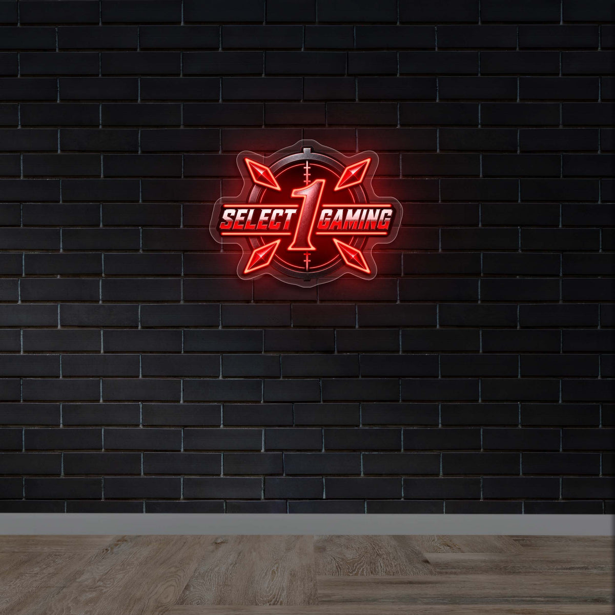 SELECT 1 GAMING - Premium Neon Artwork