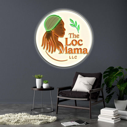 The Loc Mama LLC - Premium Neon Artwork