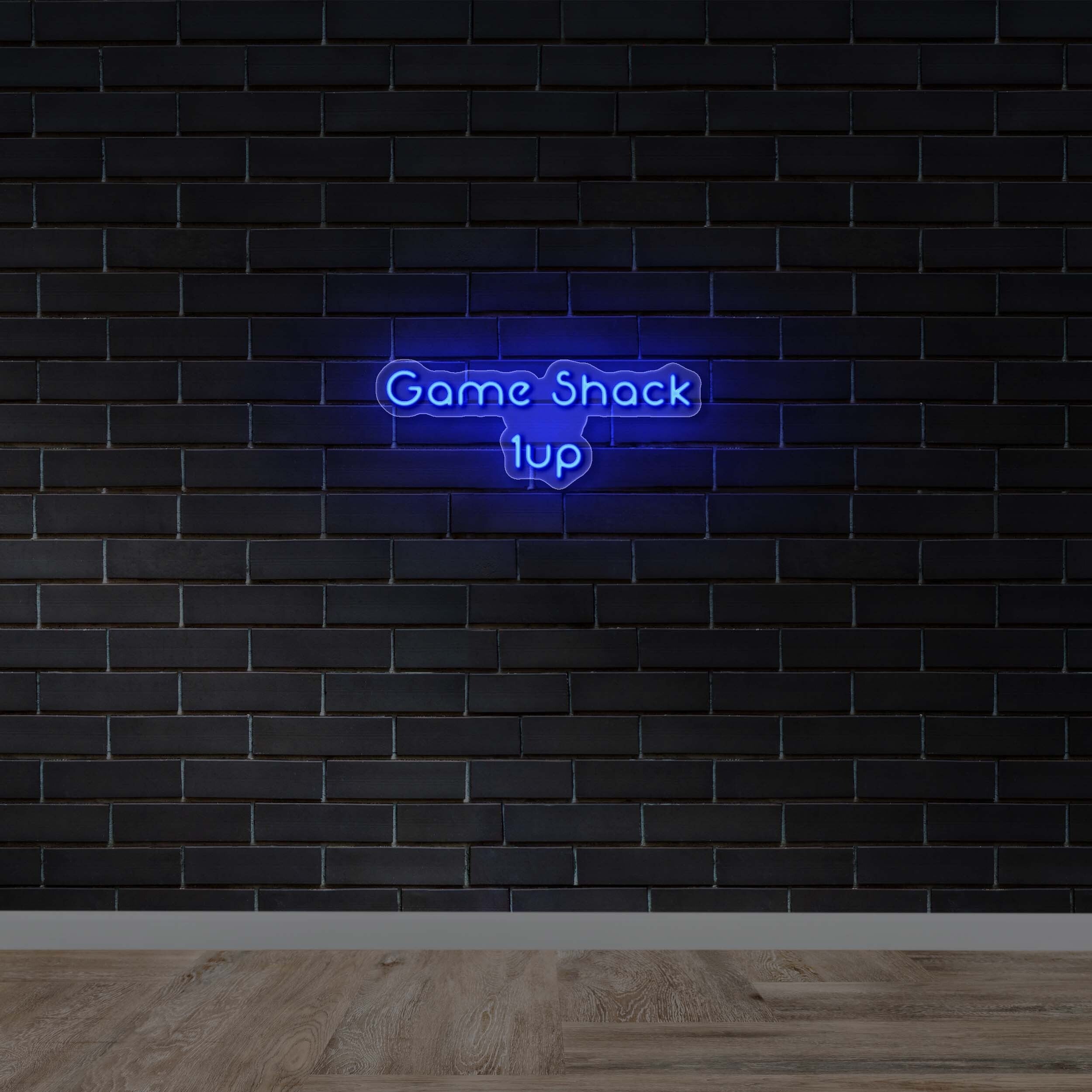 Game Shack 1up - Premium Neon Artwork