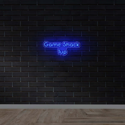 Game Shack 1up - Premium Neon Artwork
