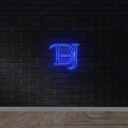 DJ CHRIS - Premium Neon Artwork