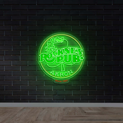 Rocknes Pub - Premium Neon Artwork