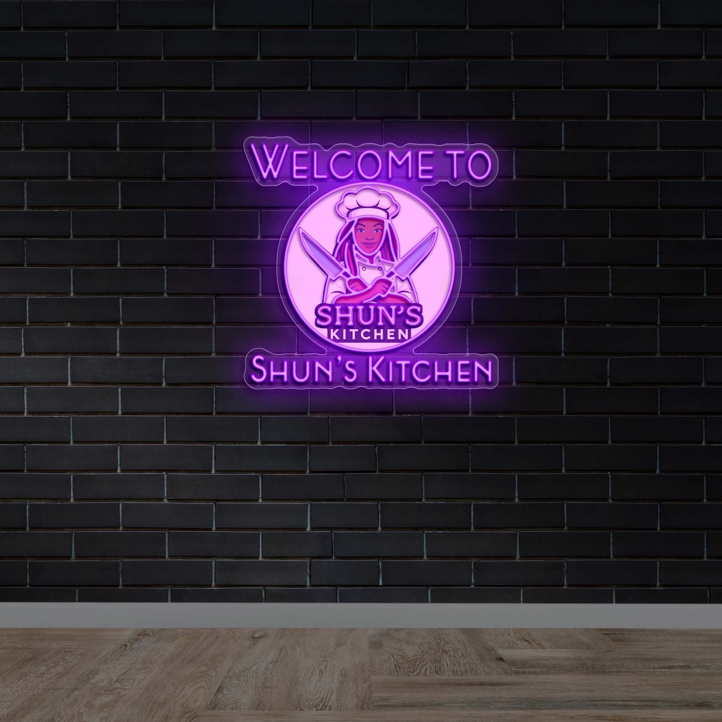 Shun’s Kitchen - Premium Neon Artwork